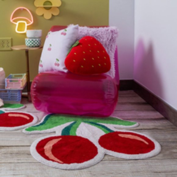 Accents Cherries Shaped Rug Poshmark